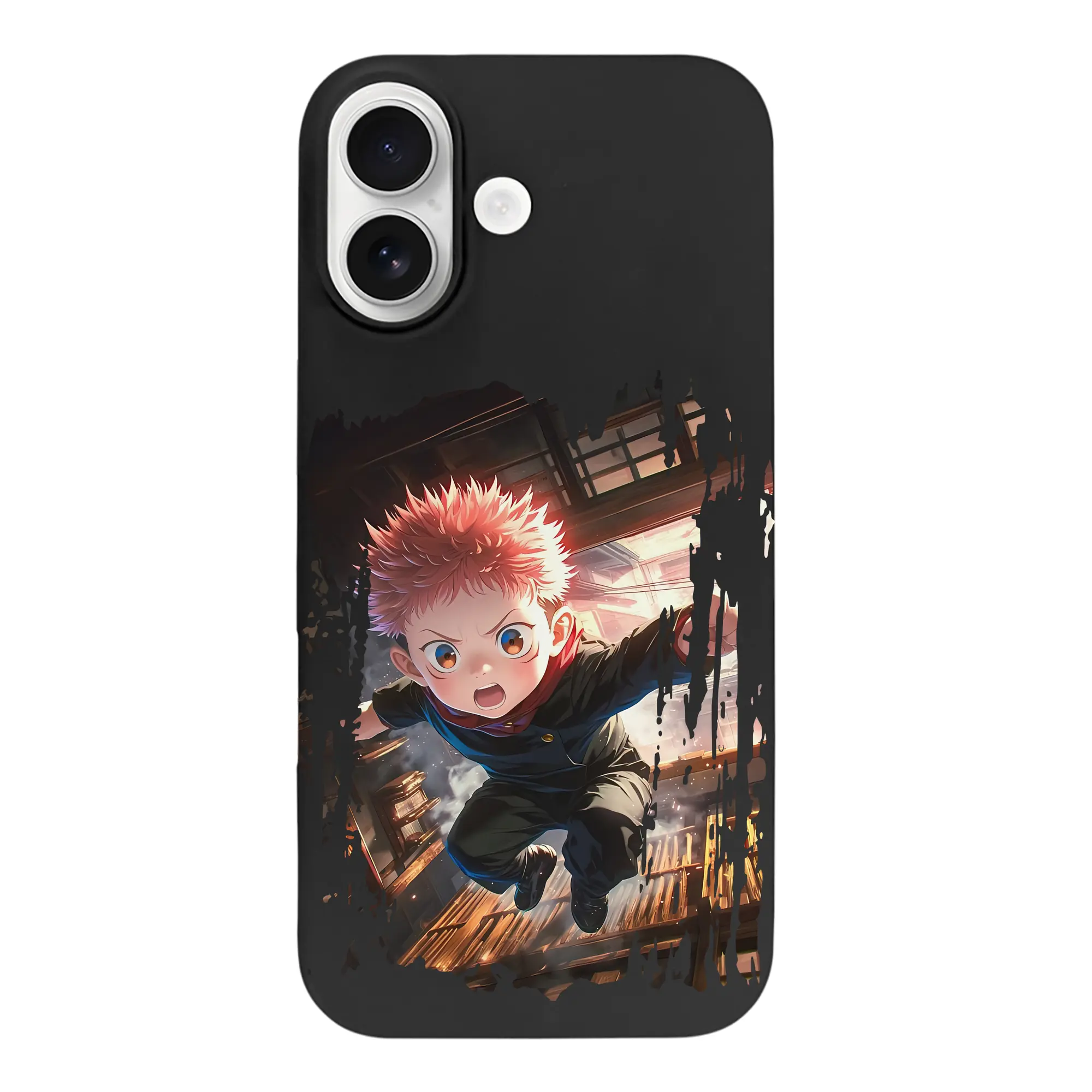 呪術廻戦 グッズ,虎杖 悠仁 - iPhone 17 シリーズ シリコンケース 薄型 耐衝撃 指紋防止 ソフトタッチカバー 精密フィット 傷防止 保護ケース iPhone 17/17 Air/17 Pro/17 Pro Max 対応